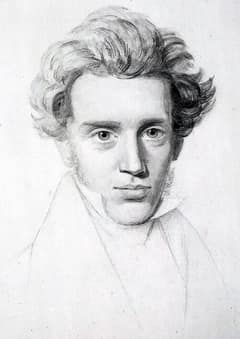 Portrait of Søren Kierkegaard